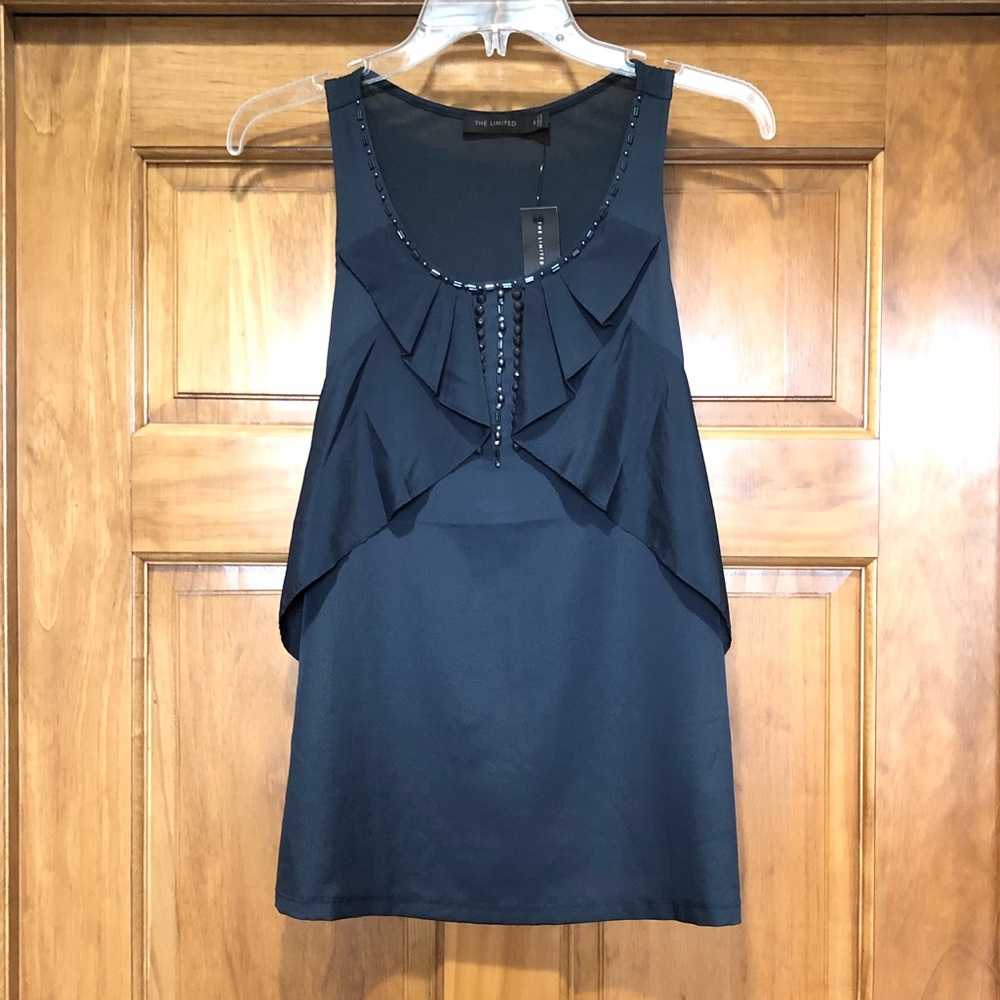 NWT The Limited Dressy Sleeveless Top with Beading